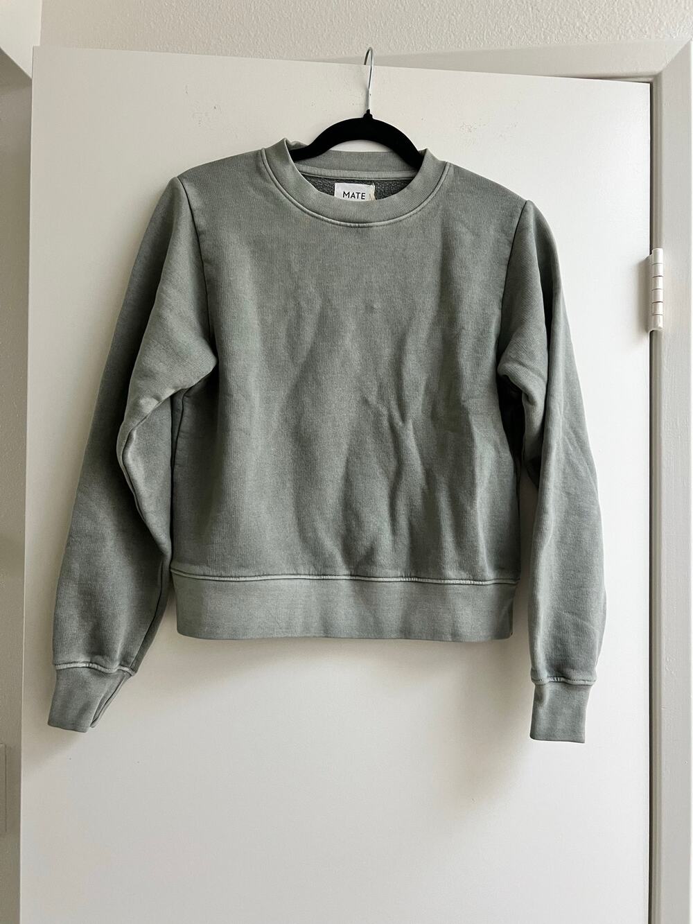 New with tags mate the label shrunken pullover sweater forest size small